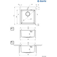 Кухонная мойка Deante ZPO 010A - фото2