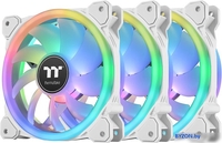 Набор вентиляторов с контроллером Thermaltake SWAFAN 12 RGB Radiator Fan TT Premium Edition White CL-F145-PL12SW-A - фото