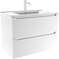 ЗОВ Тумба с умывальником Дион 60 D60LWP0M9003MKV5-OL60 (белый матовый) - фото