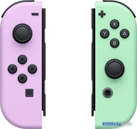 Геймпад Nintendo Joy-Con (пастельный фиолетовый/пастельный зеленый) - фото2