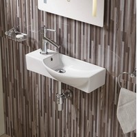 Умывальник WeltWasser Aisbach 7945 GL-WT L (белый глянец) - фото