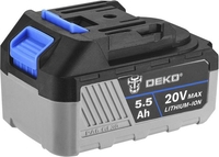 Аккумулятор Deko BL1860B 063-4358 (20В/5.5 Ач) - фото