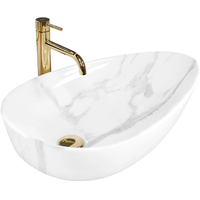 Умывальник Rea Greta 65 Bianco Shiny REA-U6501 - фото