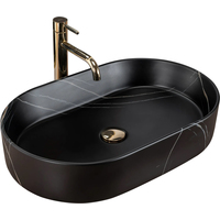 Умывальник Rea Nadia 60 Black Stone Matt REA-U8565 - фото