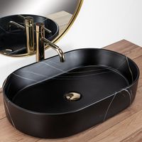 Умывальник Rea Nadia 60 Black Stone Matt REA-U8565 - фото2