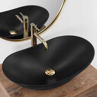 Умывальник Rea Royal 60 Black Matt REA-U0442 - фото2
