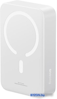 Внешний аккумулятор Baseus Magnetic Mini Wireless Fast Charge Power Bank 20W 20000mAh (белый) - фото2
