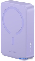 Внешний аккумулятор Baseus Magnetic Mini Wireless Fast Charge Power Bank 20W 20000mAh (сиреневый) - фото2