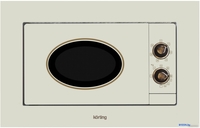 Микроволновая печь Korting KMI 820 RB - фото