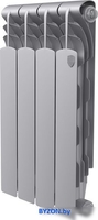 Биметаллический радиатор Royal Thermo Revolution Bimetall 500 2.0/Silver Satin (4 секции) - фото