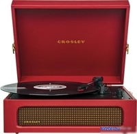 Виниловый проигрыватель Crosley Voyager Burgundy - фото