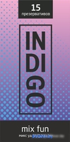 Рельефные презервативы Indigo Mix Fun №15 микс удовольствий - фото