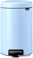 Мусорное ведро Brabantia Pedal Bin NewIcon 12 л (небесно-голубой) - фото