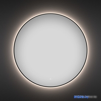 Wellsee Зеркало с фоновой LED-подсветкой 7 Rays' Spectrum 172201780, 95 x 95 см (с сенсором и регулировкой яркости освещения) - фото