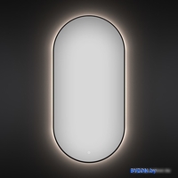 Wellsee Зеркало с фоновой LED-подсветкой 7 Rays' Spectrum 172201890, 50 x 100 см (с сенсором и регулировкой яркости освещения) - фото