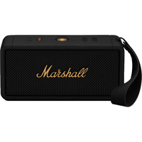 Беспроводная колонка Marshall Middleton (черный/латунь) - фото