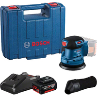 Эксцентриковая шлифмашина Bosch GEX 185-LI Professional 06013A5021 (с 1-м АКБ, кейс) - фото