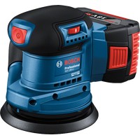 Эксцентриковая шлифмашина Bosch GEX 185-LI Professional 06013A5021 (с 1-м АКБ, кейс) - фото2