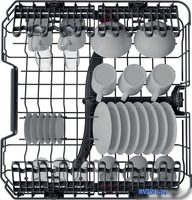 Встраиваемая посудомоечная машина Whirlpool WIO 3C33 E 6.5 - фото2