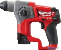 Milwaukee M12 FUEL M12FPP4C-624PEU (перфоратор, сабельная пила, шуруповерт, фонарь, 3 АКБ, кейс) - фото2