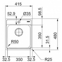 Кухонная мойка Franke BCX 610-42 TL 101.0689.880 - фото2