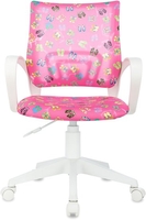 Компьютерное кресло Бюрократ Burokids 1W 1920845 (розовый сланцы/пластик белый) - фото2