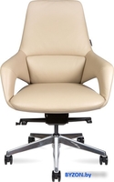 Кресло Norden Шопен LB FK 0005-B Beige Leather (кожа бежевая/алюминий) - фото2