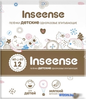 Пеленка одноразовая Inseense 60x60 (12 шт) - фото