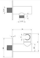 Душевая система Deante Silia Titanium NQS_D9YK - фото2