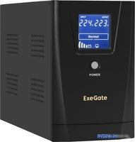 Источник бесперебойного питания ExeGate SpecialPro Smart LLB-2000.LCD.AVR.1SH.2C13.RJ.USB EX292630RUS - фото