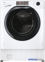 Стирально-сушильная машина Haier HWDQ90B416FWB-S - фото