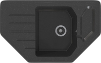 Кухонная мойка Mixline ML-GMS17 551151 (черный) - фото