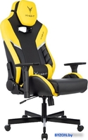 Игровое (геймерское) кресло Knight Thunder 5X (черный/желтый) - фото