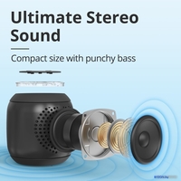 Беспроводная колонка Tronsmart T7 Mini (серый) - фото2