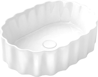 Умывальник Kerama Marazzi Artbasin Conchiglia 53 CC.wb.50/WHT - фото