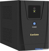 Источник бесперебойного питания ExeGate SpecialPro UNB-1200.LED.AVR.2SH.3C13 EX292793RUS - фото
