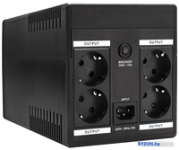 Источник бесперебойного питания ExeGate SpecialPro UNB-1500.LED.AVR.4SH EP285499RUS - фото2