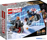 Конструктор LEGO Marvel Super Heroes 76260 Черная вдова и Капитан Америка на мотоциклах - фото