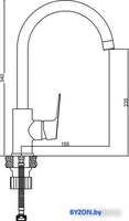Смеситель Gross Aqua Dyno 3242285C-B02 - фото2