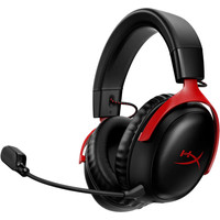 Наушники HyperX Cloud III Wireless (черный/красный) - фото