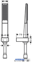 Душевая лейка Hansgrohe 26856700 - фото2