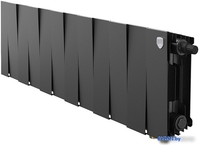 Биметаллический радиатор Royal Thermo PianoForte 200 Noir Sable VDR (12 секций) - фото