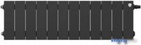 Биметаллический радиатор Royal Thermo PianoForte 200 Noir Sable VDR (12 секций) - фото2