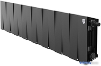 Биметаллический радиатор Royal Thermo PianoForte 200 Noir Sable VDR (16 секций) - фото