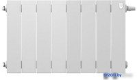 Биметаллический радиатор Royal Thermo PianoForte 300 Bianco Traffico VDR (8 секций) - фото2