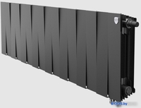 Биметаллический радиатор Royal Thermo PianoForte 300 Noir Sable (16 секций) - фото2