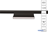 Трековый светильник Arte Lamp Linea A4669PL-1BK - фото