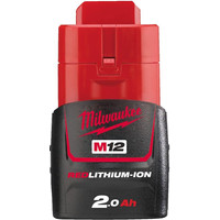 Аккумулятор Milwaukee M12 M12B2 4932430064 (12В/2 Ач) - фото2