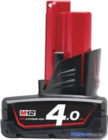Аккумулятор Milwaukee M12 M12B4 4932430065 (12В/4 Ач) - фото2