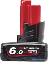 Аккумулятор Milwaukee M12 M12B6 4932451395 (12В/6 Ач) - фото2
